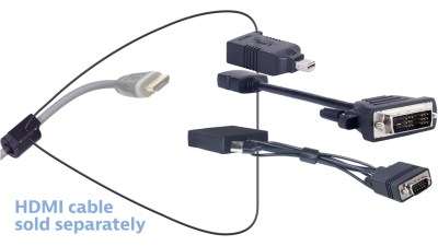 DL-AR10915 DigitaLinx Secure Adapter Ring with 3 Adapters