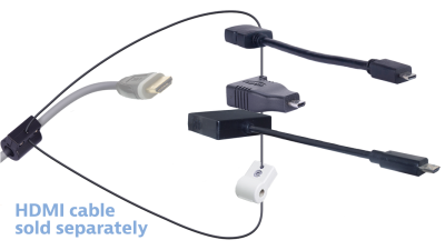 DL-AR12445 DigitaLinx Secure Adapter Ring with 3 Adapters