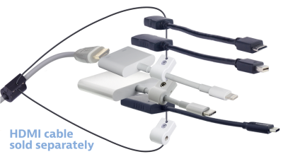 DL-AR10642 DigitaLinx Secure Adapter Ring with 5 Adapters