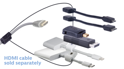 DL-AR13550 DigitaLinx Secure Adapter Ring with 6 Adapters