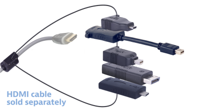 DL-AR13977 DigitaLinx Secure Adapter Ring with 5 Adapters