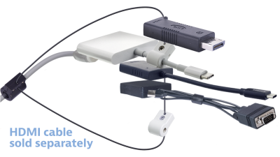 DL-AR13409 DigitaLinx Secure Adapter Ring with 4 Adapters