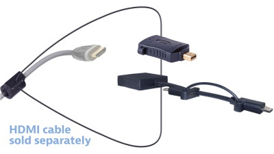 DL-AR16653 DigitaLinx Secure Adapter Ring with 2 Adapters