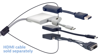 DL-AR14194 DigitaLinx Secure Adapter Ring with 4 Adapters