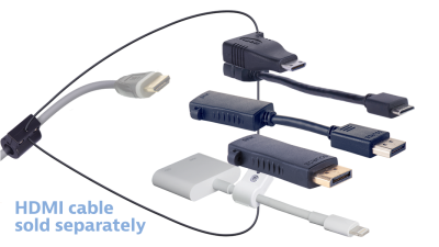 DL-AR9899 DigitaLinx Secure Adapter Ring with 5 Adapters