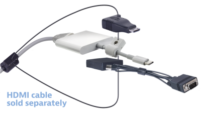 DL-AR13217 DigitaLinx Secure Adapter Ring with 3 Adapters