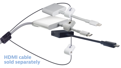 DL-AR17397 DigitaLinx Secure Adapter Ring with 3 Adapters