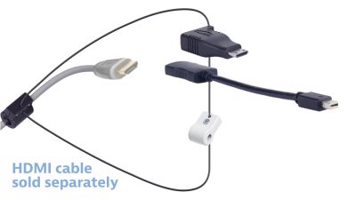 DL-AR14450 DigitaLinx Secure Adapter Ring with 2 Adapters