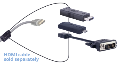 DL-AR14026 DigitaLinx Secure Adapter Ring with 3 Adapters