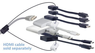 DL-AR17724 DigitaLinx Secure Adapter Ring with 7 Adapters