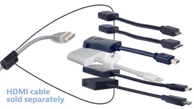 DL-AR11734 DigitaLinx Secure Adapter Ring with 6 Adapters