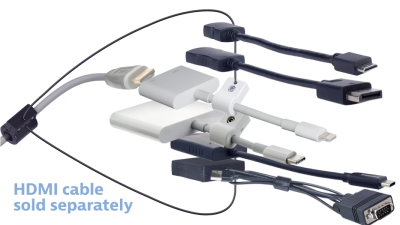 DL-AR11735 DigitaLinx Secure Adapter Ring with 6 Adapters