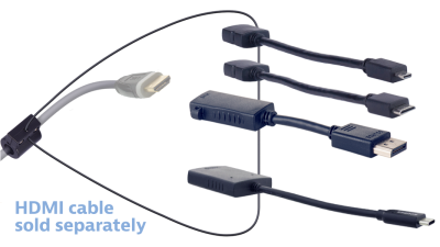 DL-AR16147 DigitaLinx Secure Adapter Ring with 5 Adapters