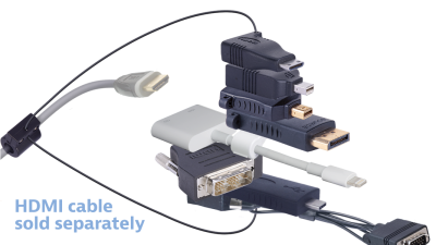 DL-AR9747 DigitaLinx Secure Adapter Ring with 8 Adapters