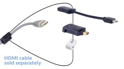 DL-AR11403 DigitaLinx Secure Adapter Ring with 2 Adapters