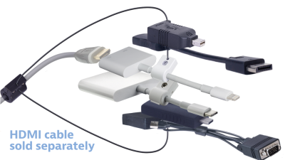 DL-AR14420 DigitaLinx Secure Adapter Ring with 6 Adapters