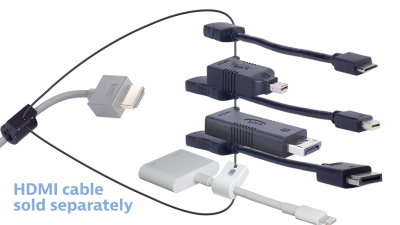 DL-AR921 DigitaLinx Secure Adapter Ring with 6 Adapters