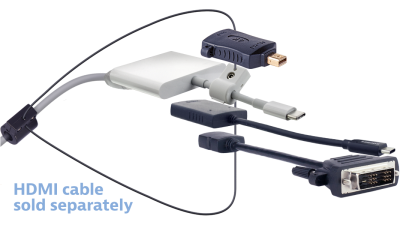 DL-AR12235 DigitaLinx Secure Adapter Ring with 4 Adapters