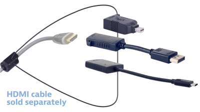 DL-AR11552 DigitaLinx Secure Adapter Ring with 3 Adapters