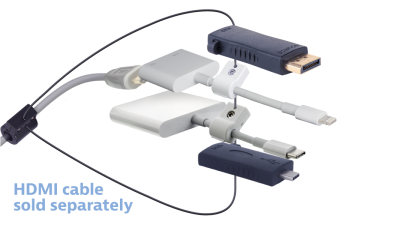 DL-AR10866 DigitaLinx Secure Adapter Ring with 4 Adapters