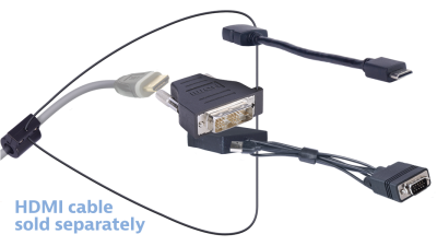 DL-AR10861 DigitaLinx Secure Adapter Ring with 3 Adapters