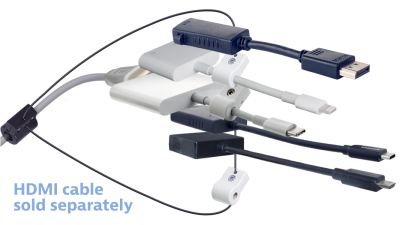 DL-AR12559 DigitaLinx Secure Adapter Ring with 5 Adapters