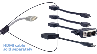 DL-AR14976 DigitaLinx Secure Adapter Ring with 4 Adapters