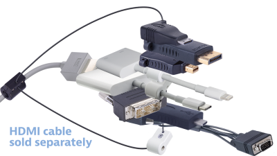 DL-AR9091 DigitaLinx Secure Adapter Ring with 8 Adapters