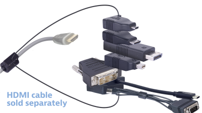 DL-AR9813 DigitaLinx Secure Adapter Ring with 7 Adapters