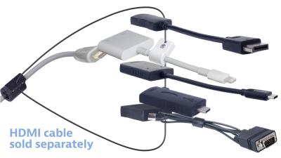 DL-AR17090 DigitaLinx Secure Adapter Ring with 5 Adapters