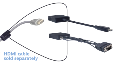 DL-AR10061 DigitaLinx Secure Adapter Ring with 2 Adapters