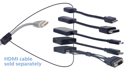 DL-AR17265 DigitaLinx Secure Adapter Ring with 5 Adapters