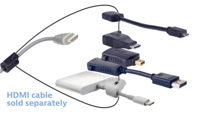 DL-AR15116 DigitaLinx Secure Adapter Ring with 5 Adapters