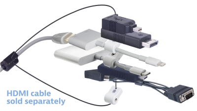 DL-AR10632 DigitaLinx Secure Adapter Ring with 6 Adapters