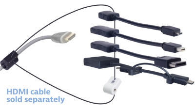 DL-AR16192 DigitaLinx Secure Adapter Ring with 4 Adapters