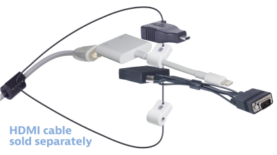 DL-AR15705 DigitaLinx Secure Adapter Ring with 3 Adapters