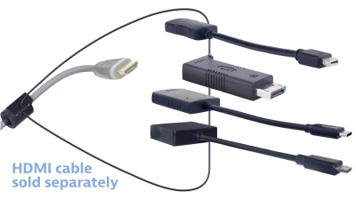 DL-AR15830 DigitaLinx Secure Adapter Ring with 4 Adapters