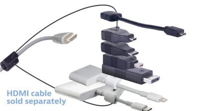 DL-AR10784 DigitaLinx Secure Adapter Ring with 7 Adapters