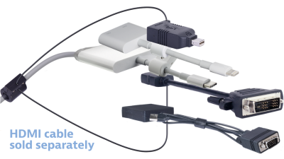 DL-AR11111 DigitaLinx Secure Adapter Ring with 7 Adapters