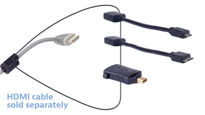 DL-AR13547 DigitaLinx Secure Adapter Ring with 3 Adapters