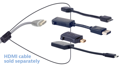 DL-AR9888 DigitaLinx Secure Adapter Ring with 4 Adapters