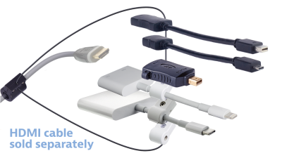 DL-AR9310 DigitaLinx Secure Adapter Ring with 5 Adapters