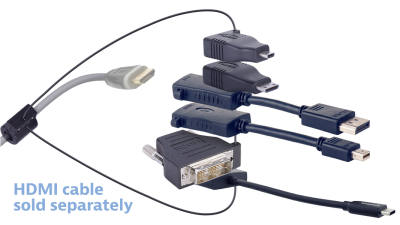 DL-AR9782 DigitaLinx Secure Adapter Ring with 6 Adapters