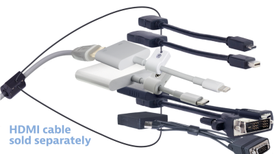 DL-AR13418 DigitaLinx Secure Adapter Ring with 7 Adapters