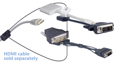 DL-AR10360 DigitaLinx Secure Adapter Ring with 4 Adapters