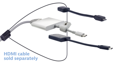 DL-AR17682 DigitaLinx Secure Adapter Ring with 3 Adapters