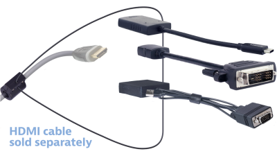 DL-AR13816 DigitaLinx Secure Adapter Ring with 3 Adapters