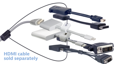 DL-AR16157 DigitaLinx Secure Adapter Ring with 5 Adapters