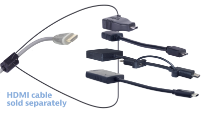 DL-AR9789 DigitaLinx Secure Adapter Ring with 4 Adapters