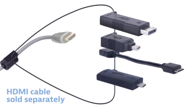 DL-AR9349 DigitaLinx Secure Adapter Ring with 4 Adapters